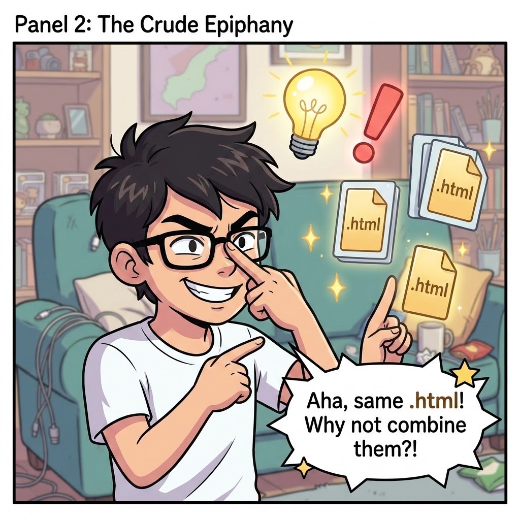 Panel 2: The Crude Epiphany